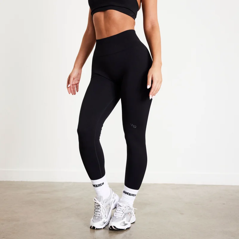Image of Vanquish Elevate Seamless Black Leggings