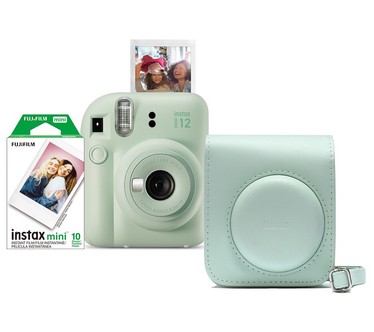 Fujifilm Instax Mini 12 Instant Camera with Carry Bag & 10 Film Sheets