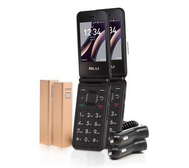 Tracfone BLU B300V with 2 Handsets and 1200 Talk/Text/Data