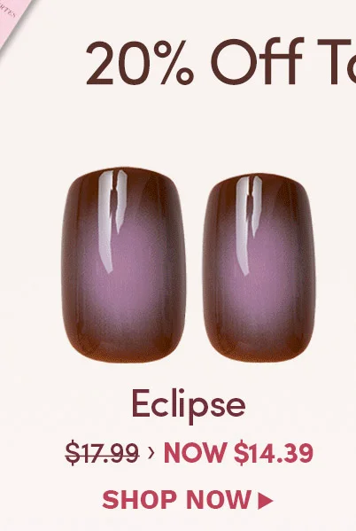 Shop 20% off Eclipse with the code EXTENDED20