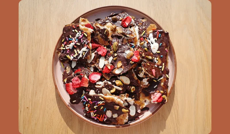 Our Place | Chocolate Tahini Matzah Crunch