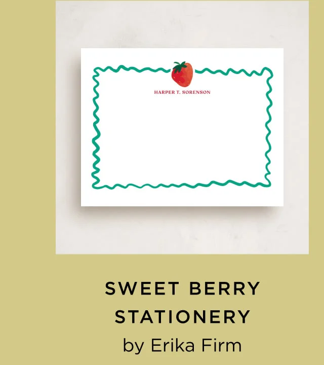 Sweet Berry Stationery
