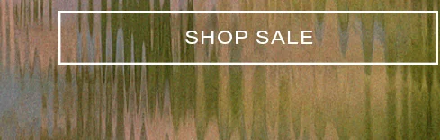 White "SHOP SALE" button with a crisp border on an abstract green and brown wavy background, promoting current product discounts.