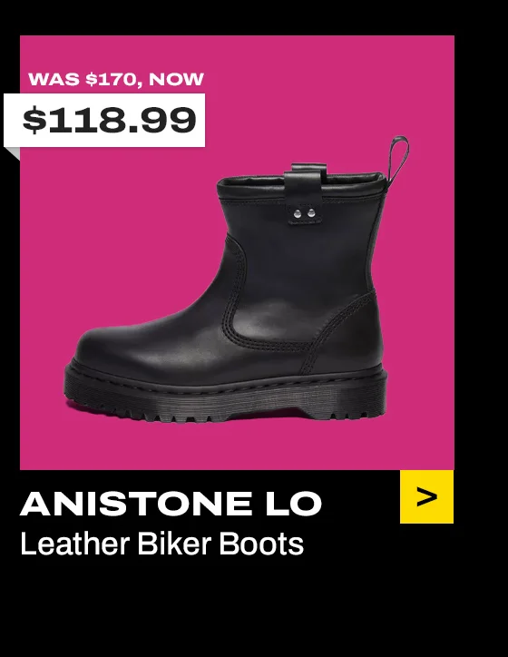 Anistone Lo Leather Biker Boots