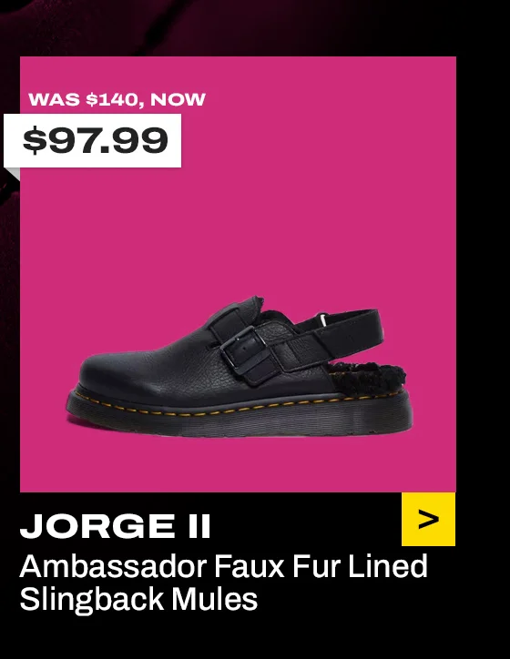 Jorge II Ambassador Faux Fur Lined Slingback Mules
