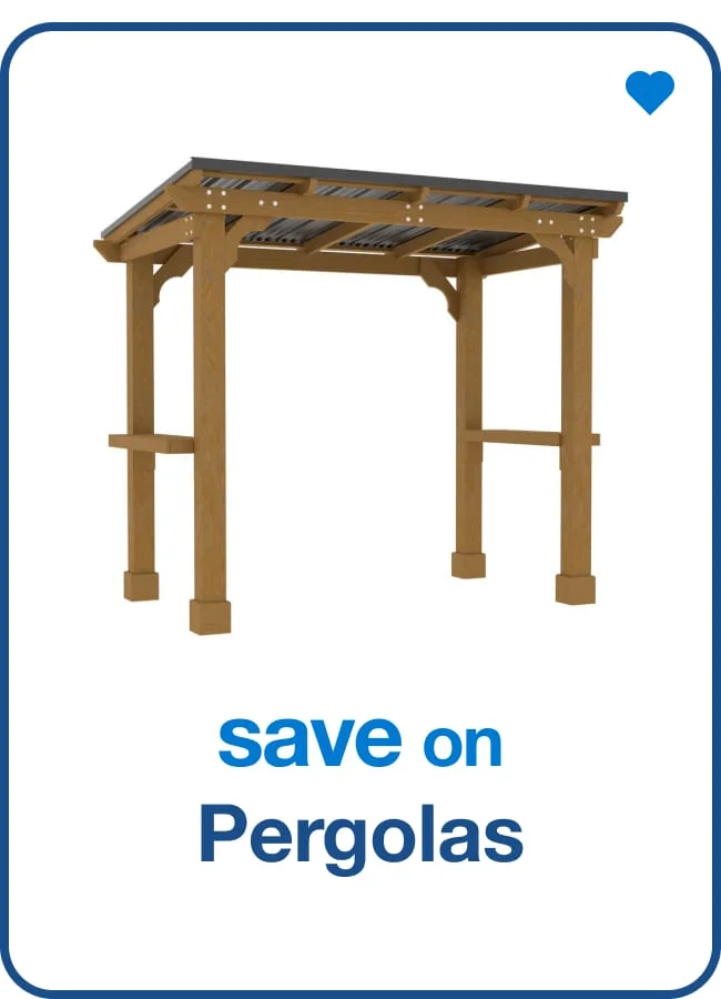 Save on Pergolas — Shop Now!