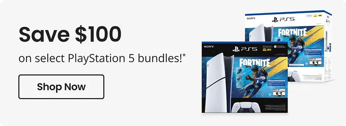 Save $100 on select PlayStation 5 bundles! * | Shop now