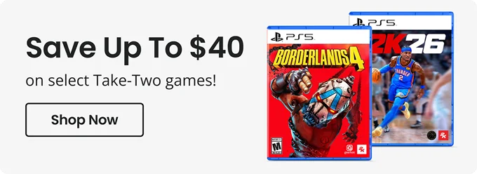 Save Up To $40 on select Take-Two Games! | Shop Now