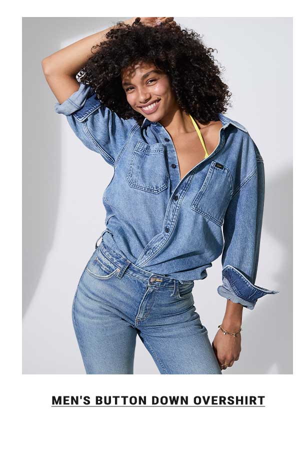 Men's Button Down Overshirt