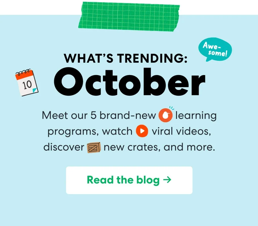 WHAT'S TRENDING: October WHAT'S TRENDING: October