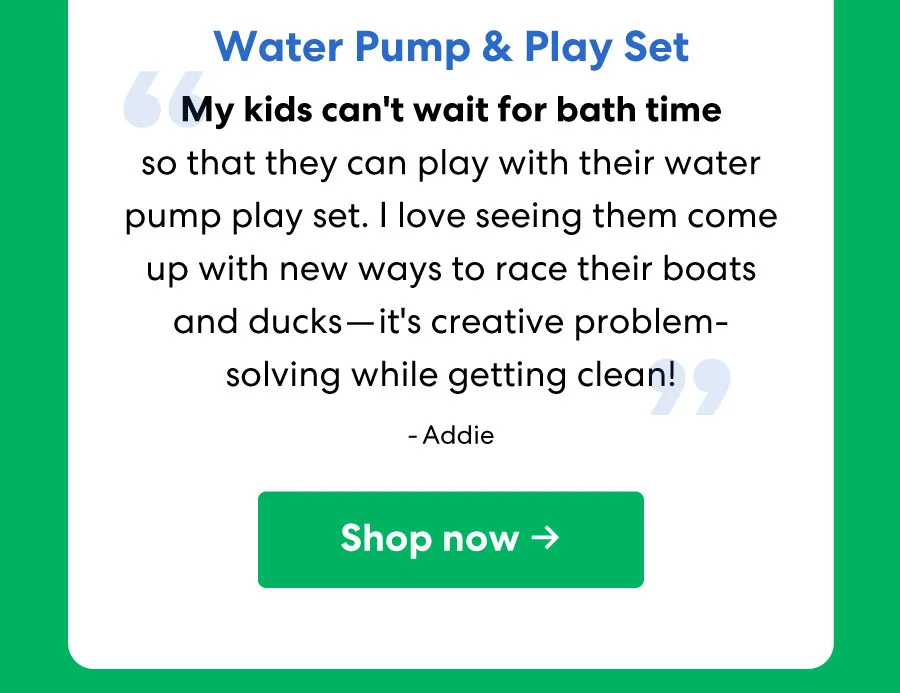 Water Pump & Play Set Water Pump & Play Set