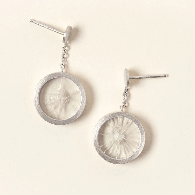 Shattered Glass Ceiling Earrings