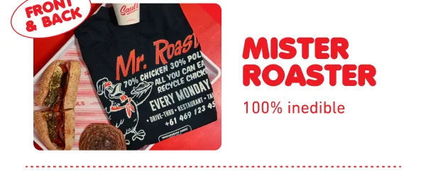 Mr. Roaster Fried Chicken Oversized Tee