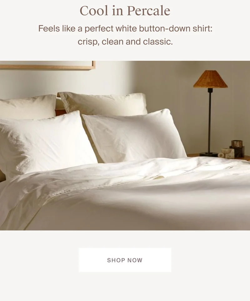 Shop Percale Bedding