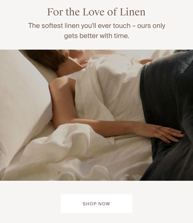 Shop Linen Bedding