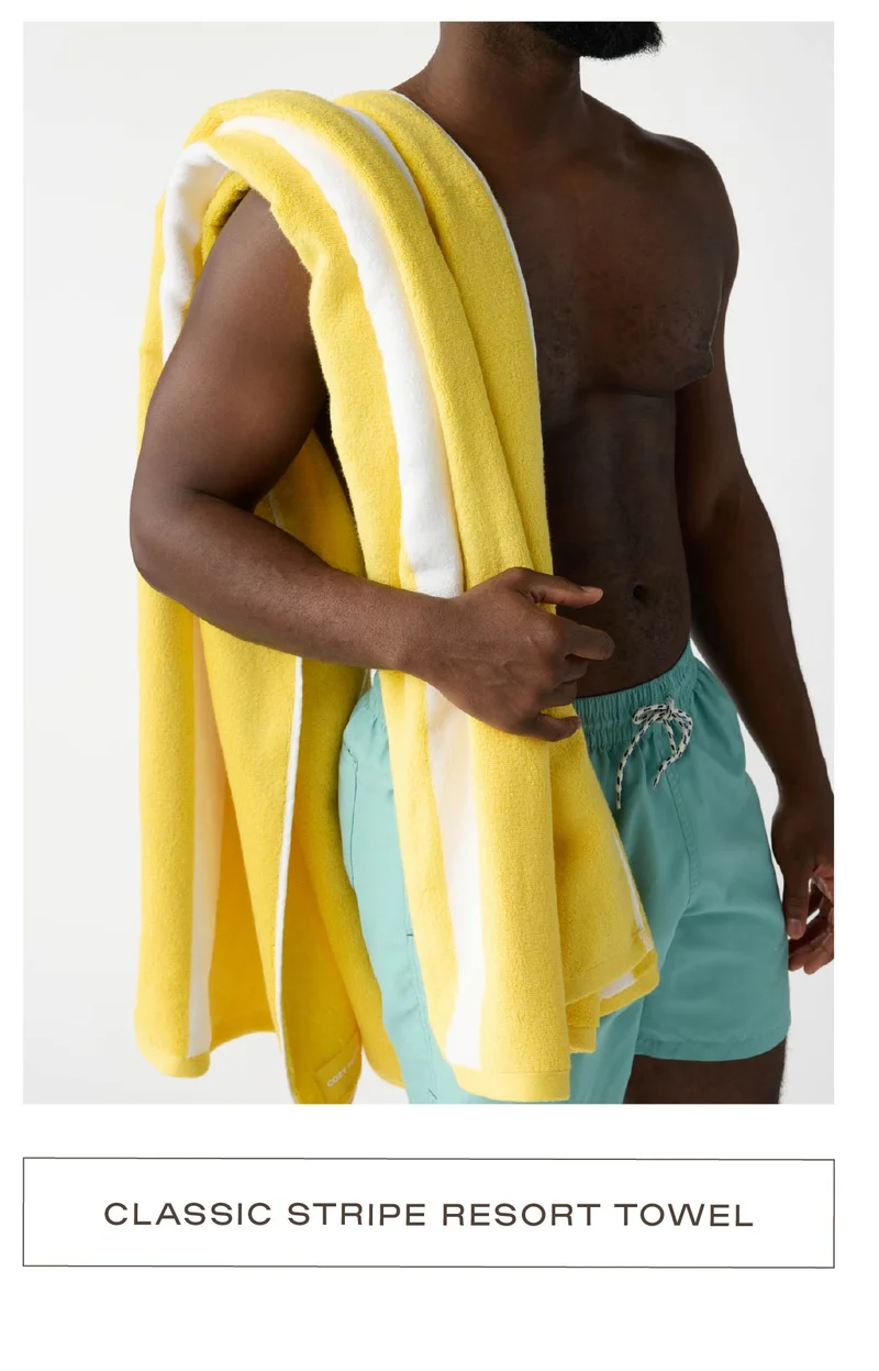 Classic Stripe Resort Towel - Shop Now