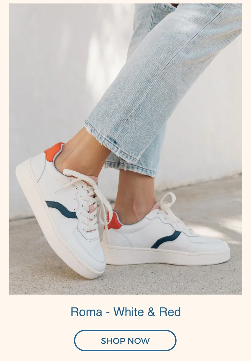 classic white red