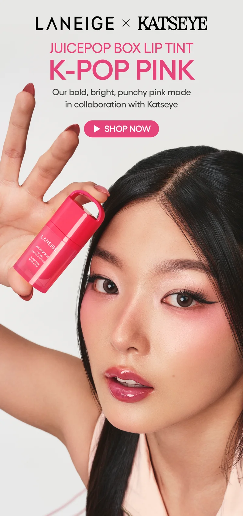 K-POP PINK JUICEPOP BOX LIP TINT