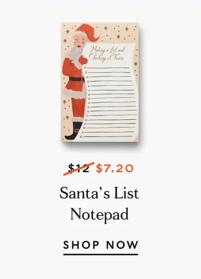 Santa's List Notepad