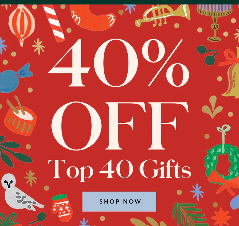 40% Off Top 40 Gifts