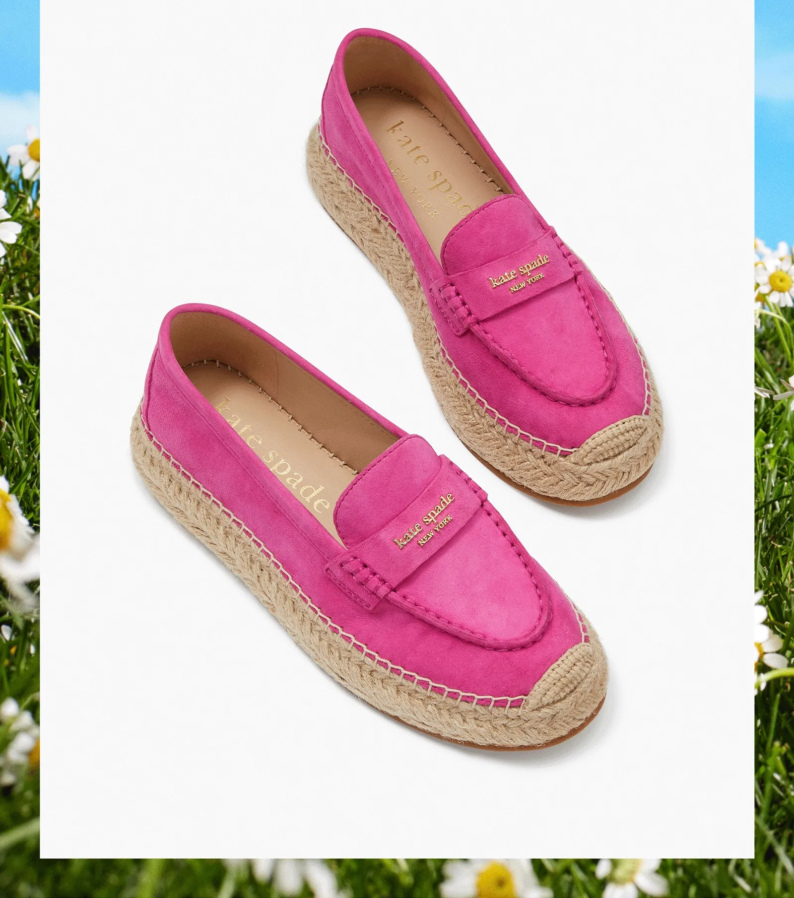 Put a spring in your step, one espadrille at a time.