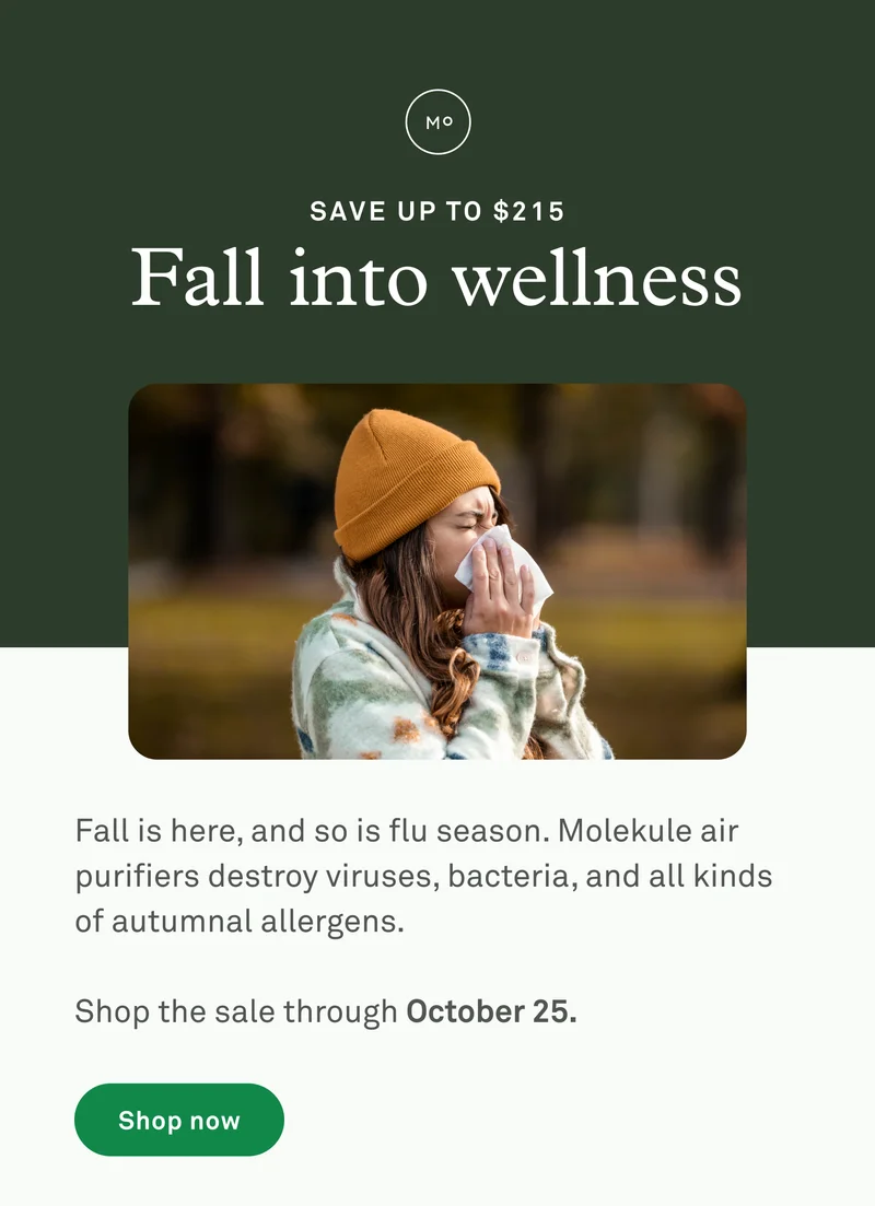 Save up to $215 - Fall into wellness