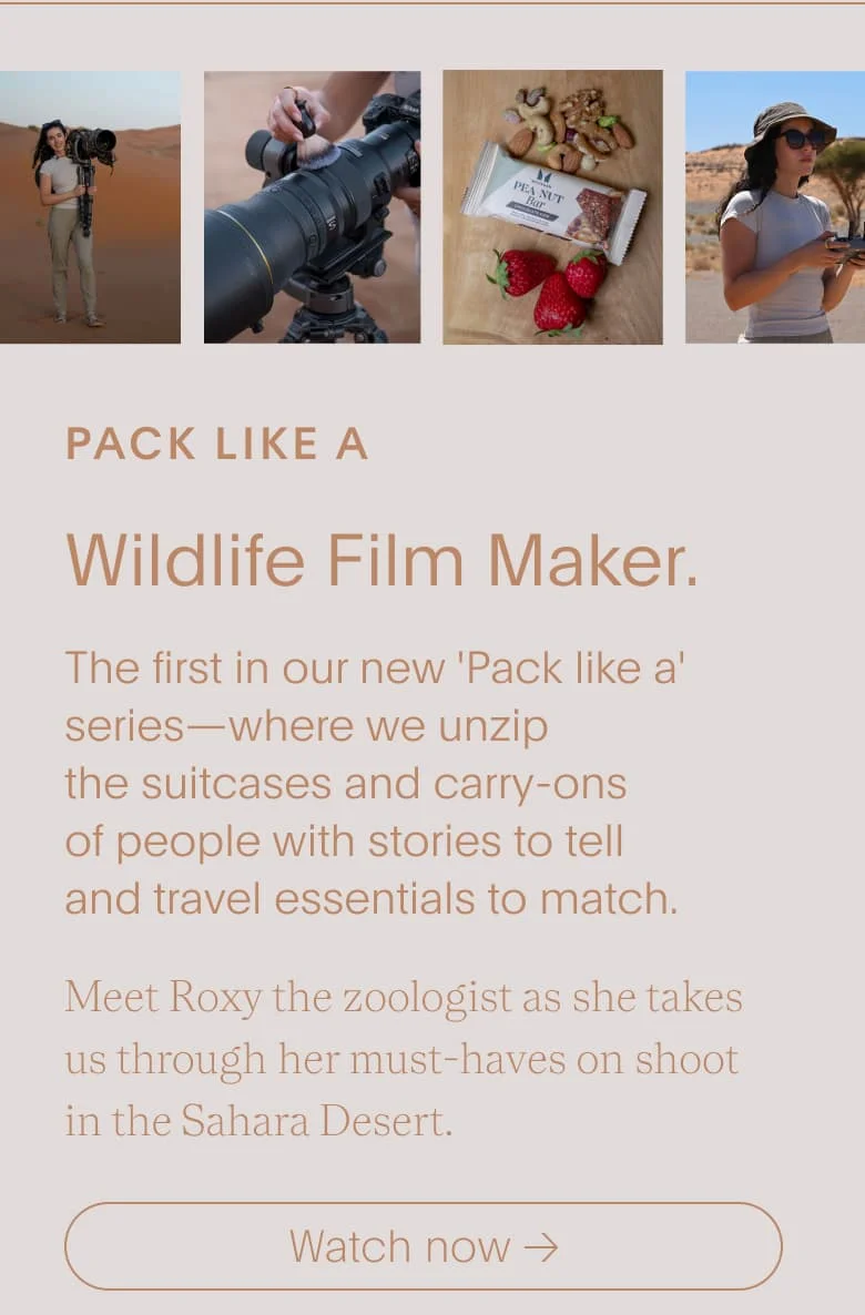 Pack Like A Wildlife Filmmaker