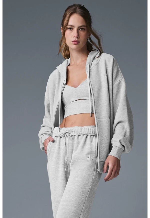 Accolade Full Zip Hoodie - Athletic Heather Grey - Athletic Heather Grey / XS