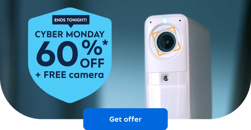 Cyber Monday: 60% off + Free camera*