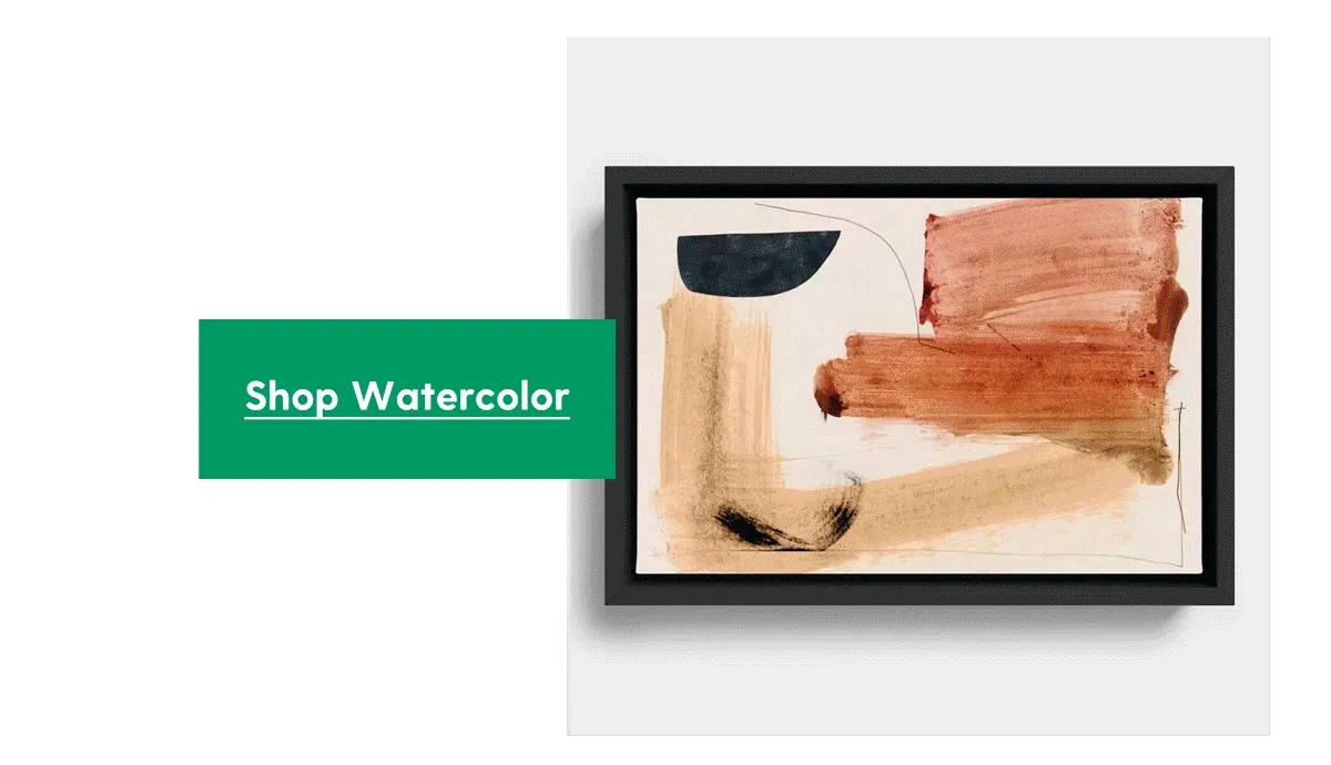 Shop Watercolor Framed Canvas Prints