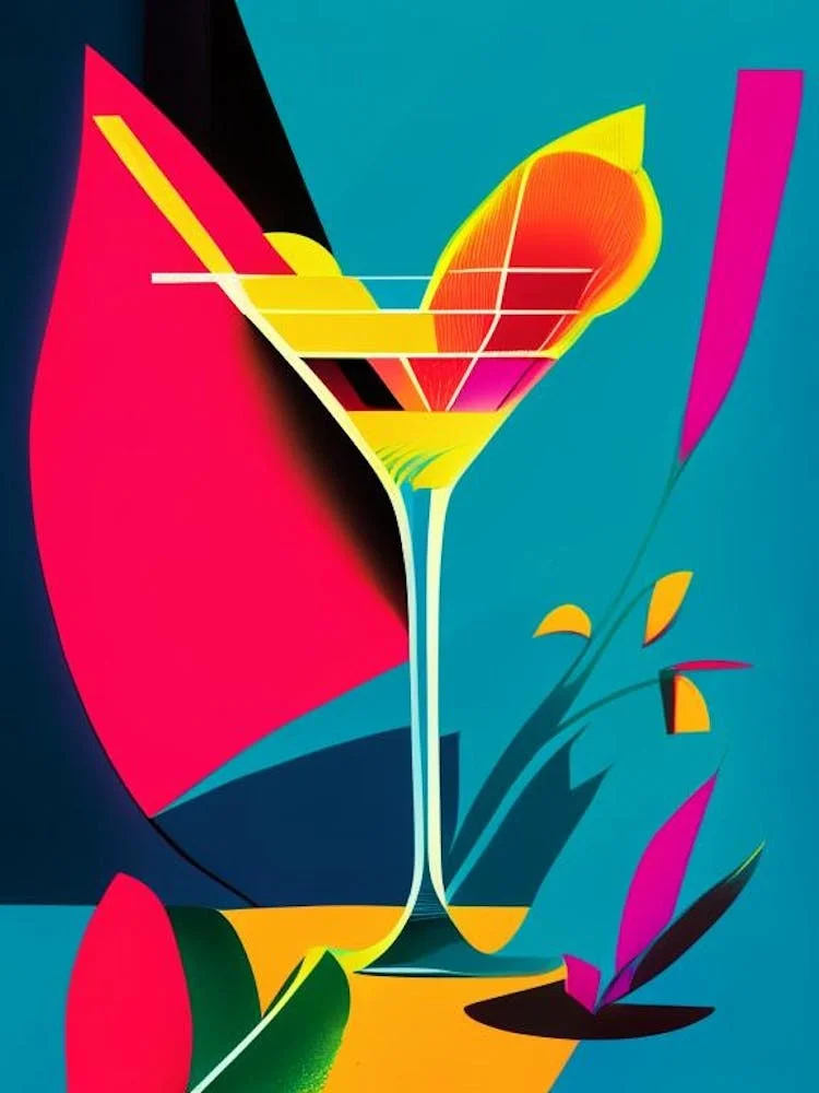 Image of El Presidente Pop Matisse Cocktail Poster