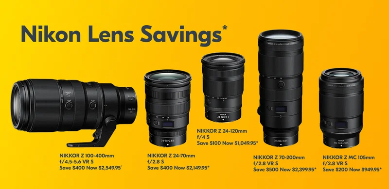 Nikon Lens Savings*