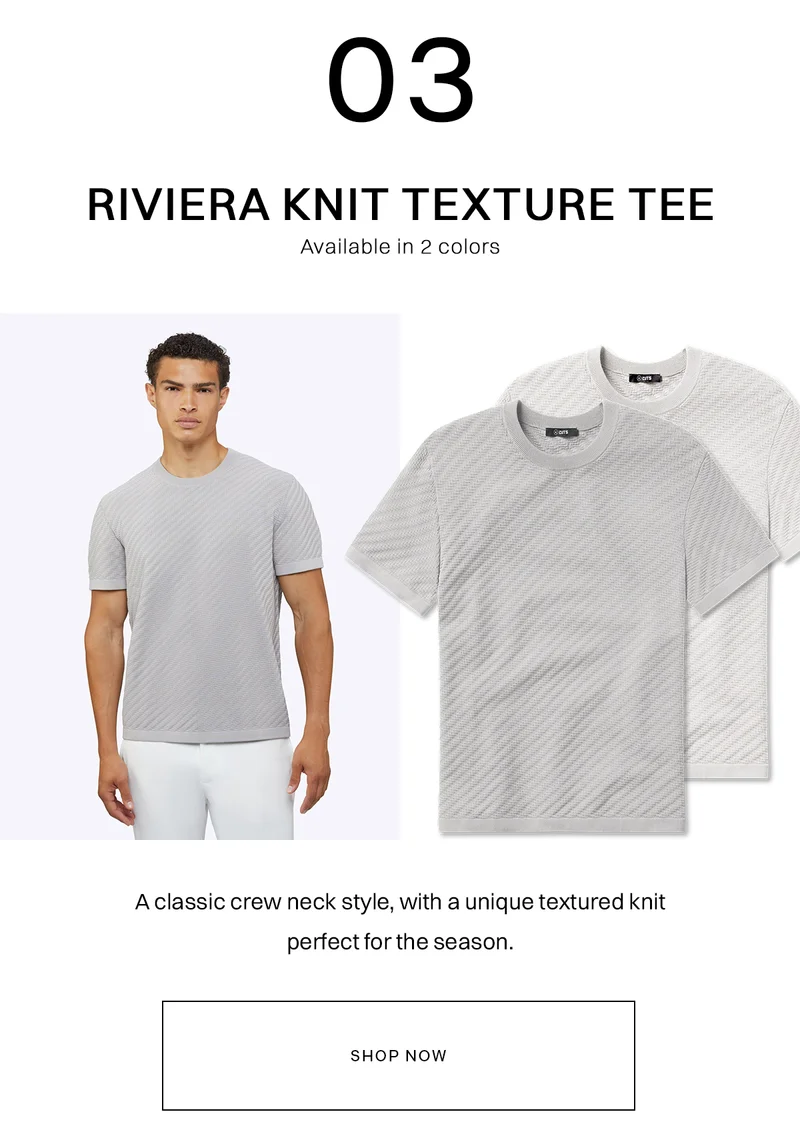 Riviera Knit Texture Tee