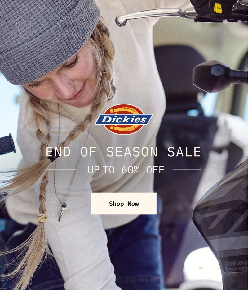 END OF SEASON SALE UP TO 60% OFF. Shop Now.