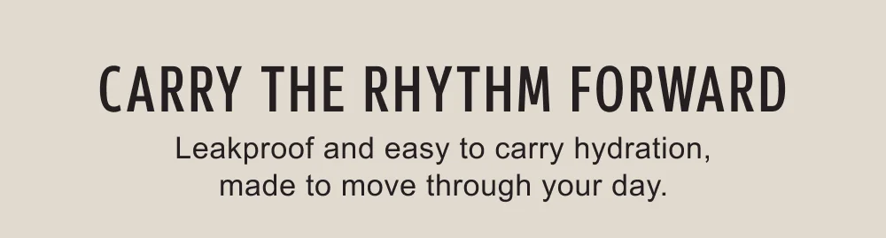 Carry the rhythm forward