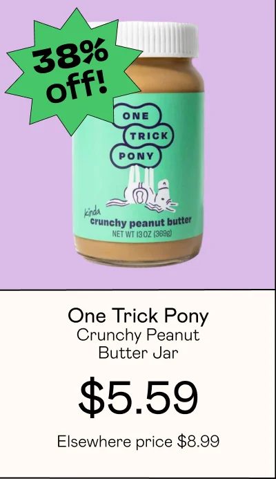 Crunchy Peanut Butter Jar