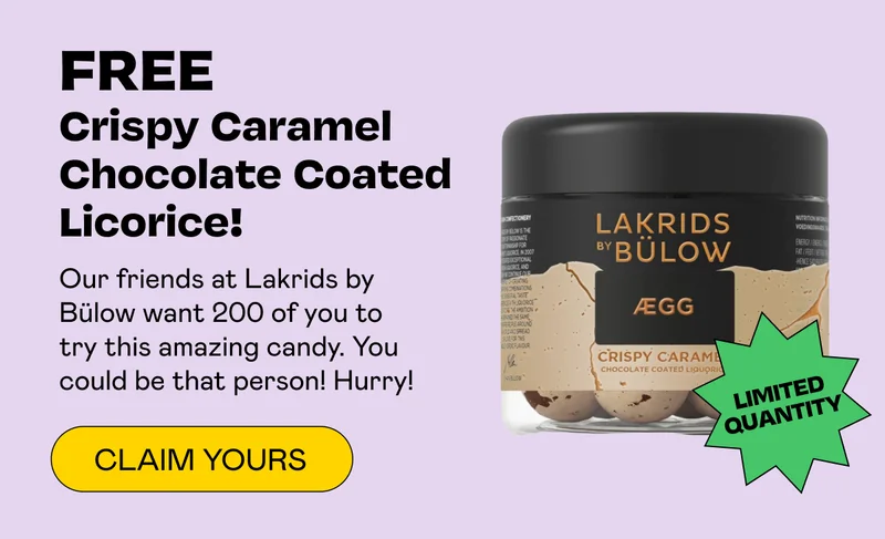 FREE Crispy Caramel Chocolate Coated Licorice! | Claim Yours