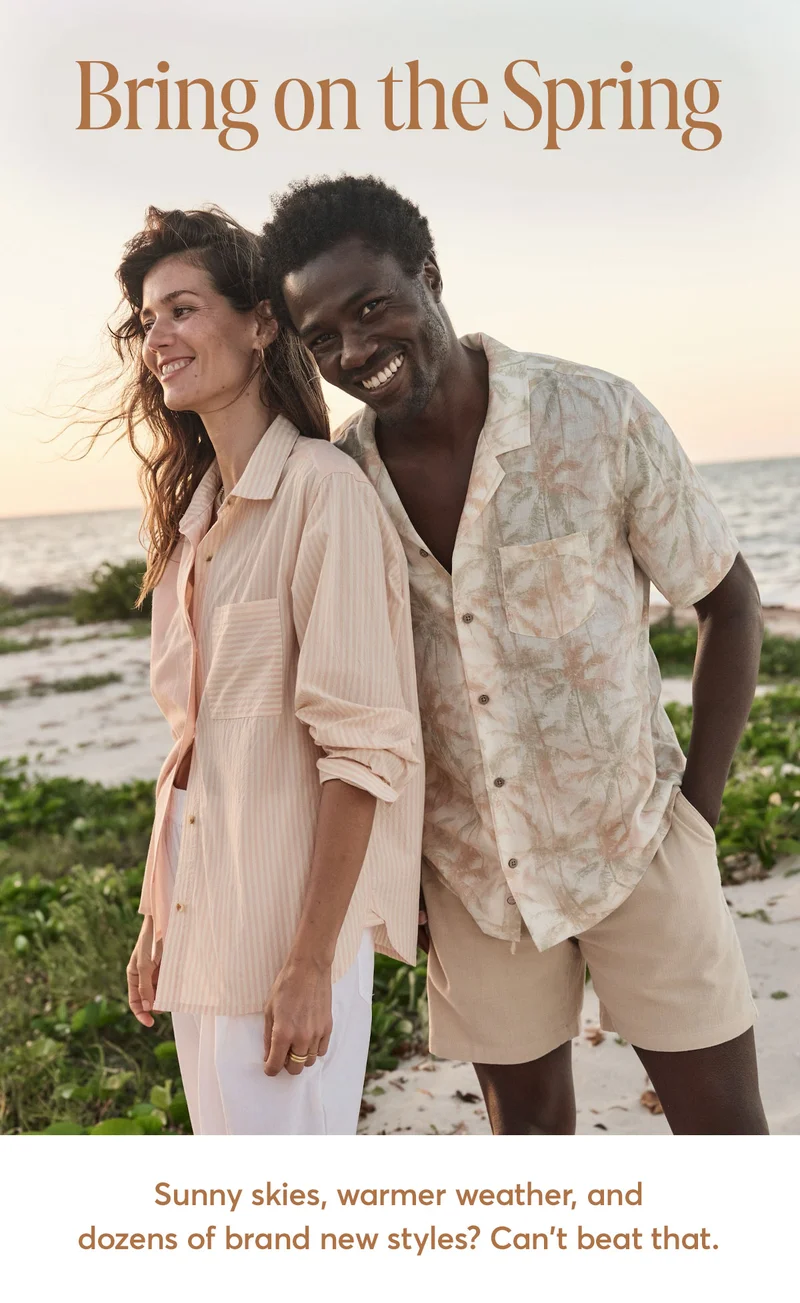 New Spring styles are in. Bye, Winter.
