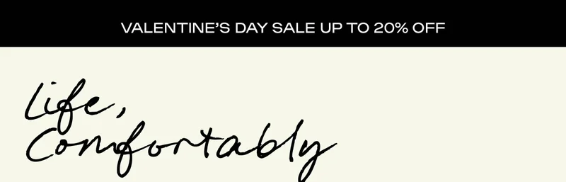 valentine's day sale - up to 20% off