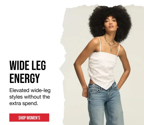 Wide Leg Baggy Shop Women's