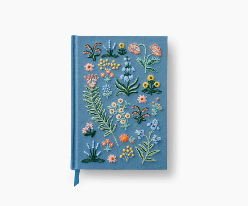 Image of Embroidered Journal - Menagerie Garden