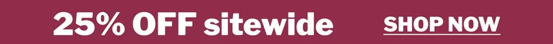 25% off sitewide