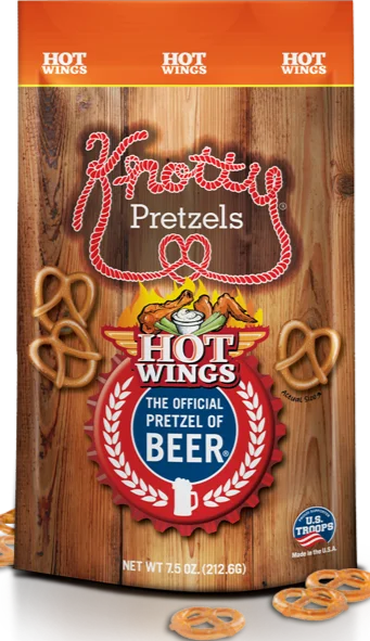 Image of Knotty Pretzels Hot Wings Pretzels