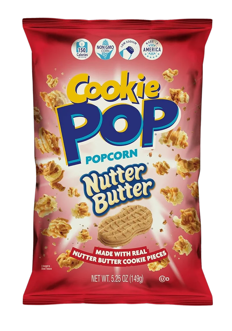 Image of Cookie Pop Nutter Butter Popcorn