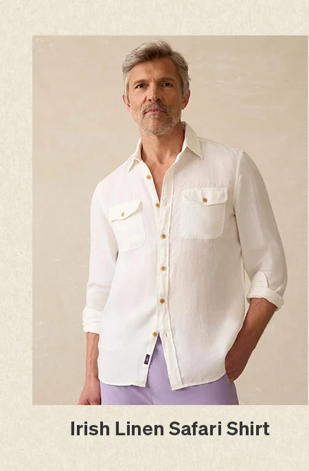 Irish Linen Safari Shirt