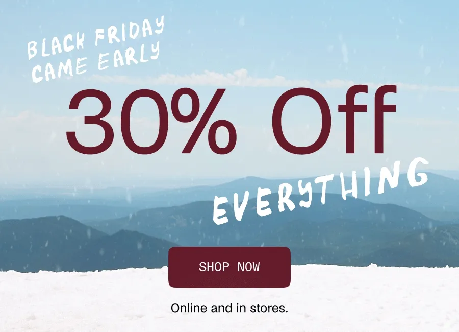 30% Off Everything
