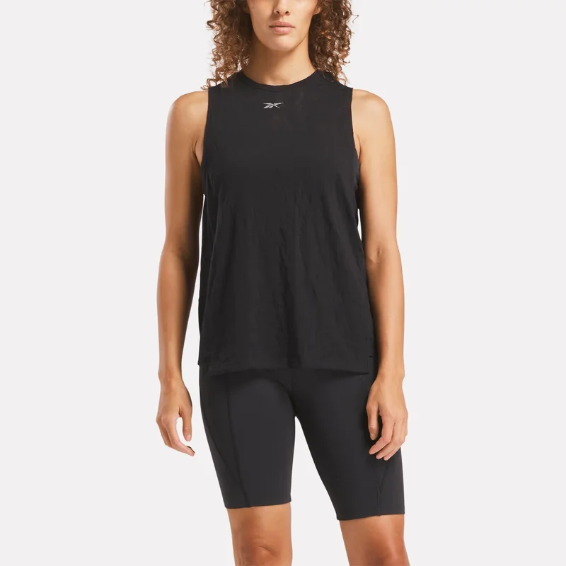 Image of Women's Burnout Muscle Tank Top