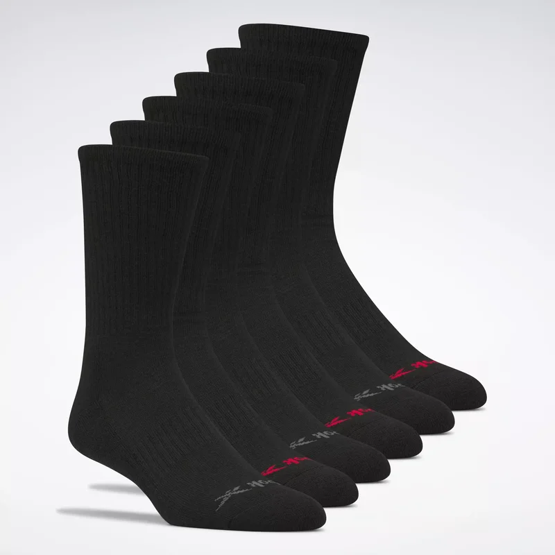 Image of Men's Reebok Basic Crew Socks 6 Pairs