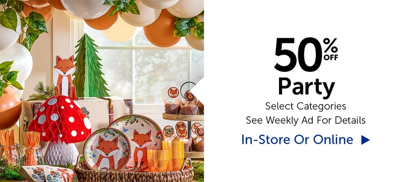 50% Off Party - Select Categories