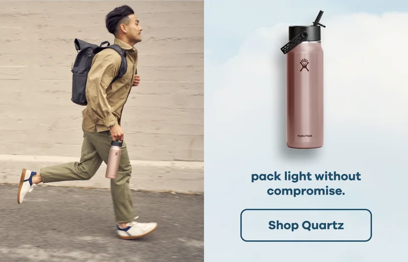 pack light without compromise | Shop Quartz
